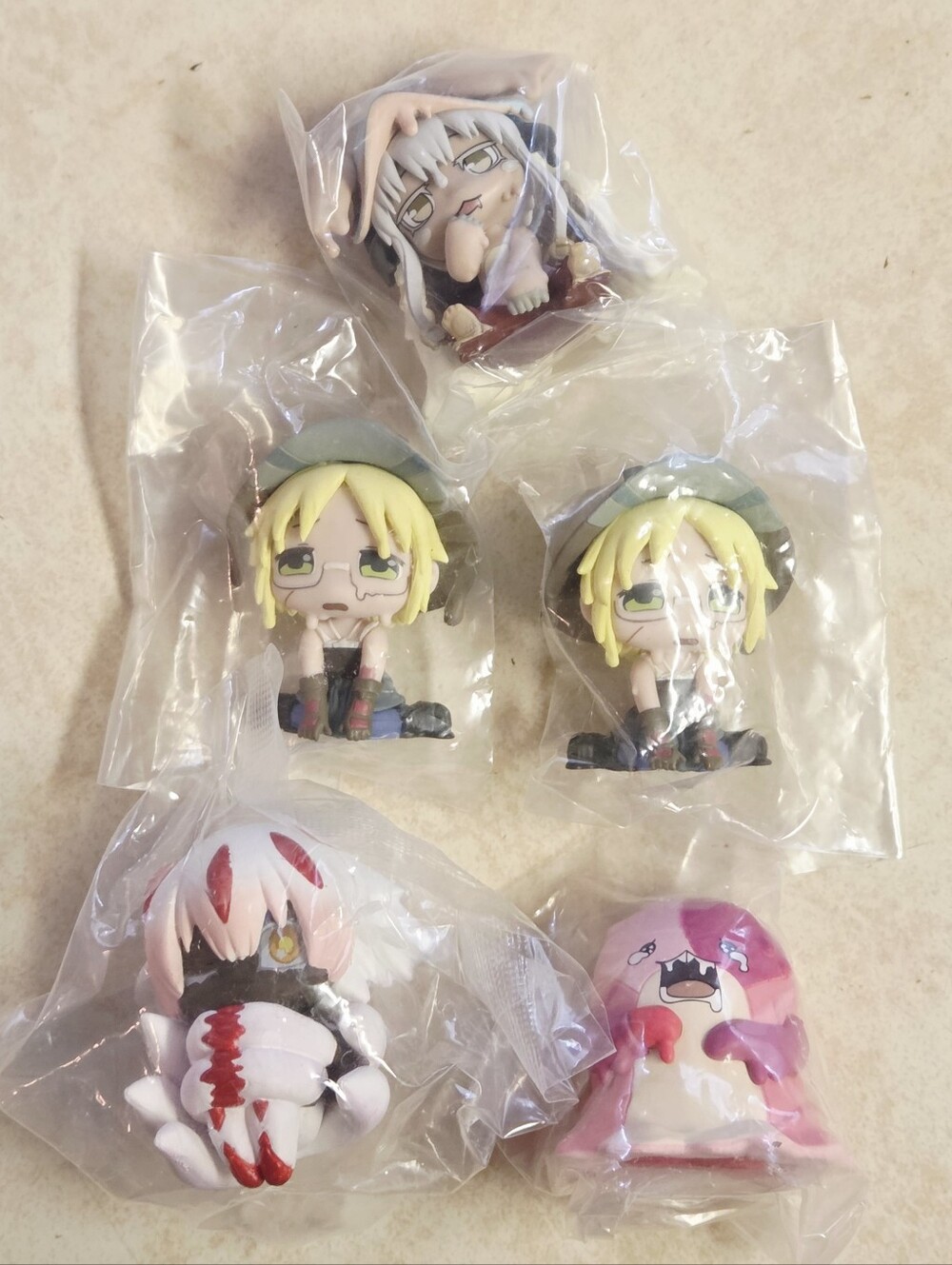 Made In Abyss 5pc Anime Figure Set